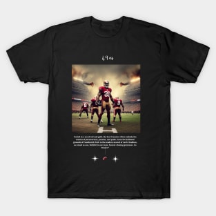 49 ers graphic design, funny 49 ers victor illustration design T-Shirt